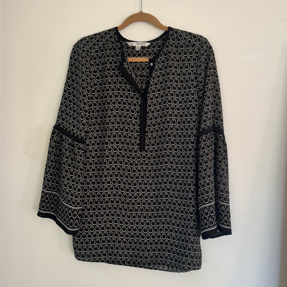 Black Long Sleeve Women’s Blouse Small